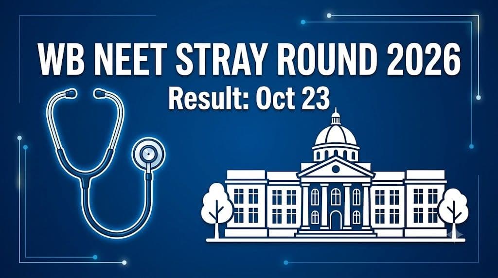 West Bengal NEET stray round 2026 choice filling and seat matrix announcement