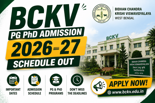BCKV PG and PhD Admission 2026-27 Schedule Released
